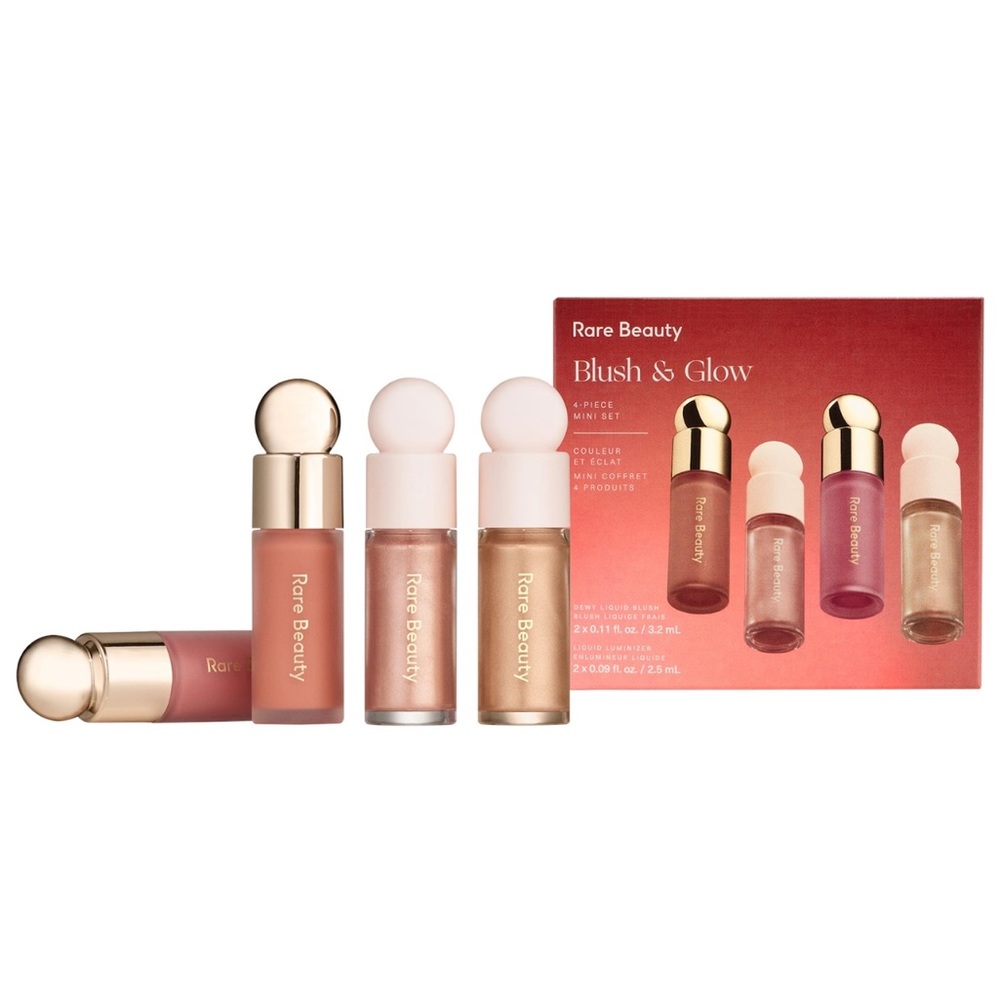 RARE BEAUTY Mini Blush & Glow 4-Piece Set